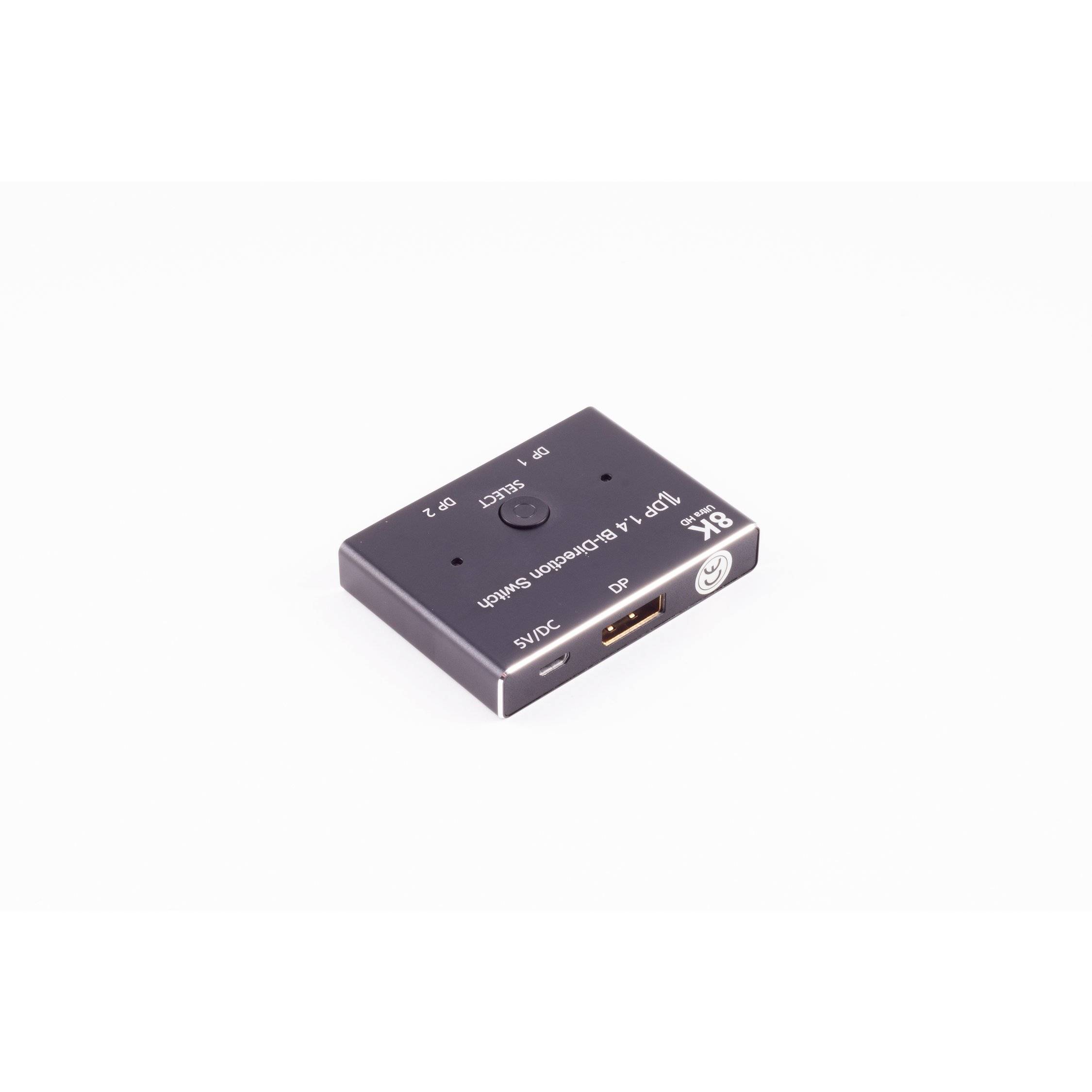 DisplayPort 1.4 Umschalter 2x1, bidirektional, 8K