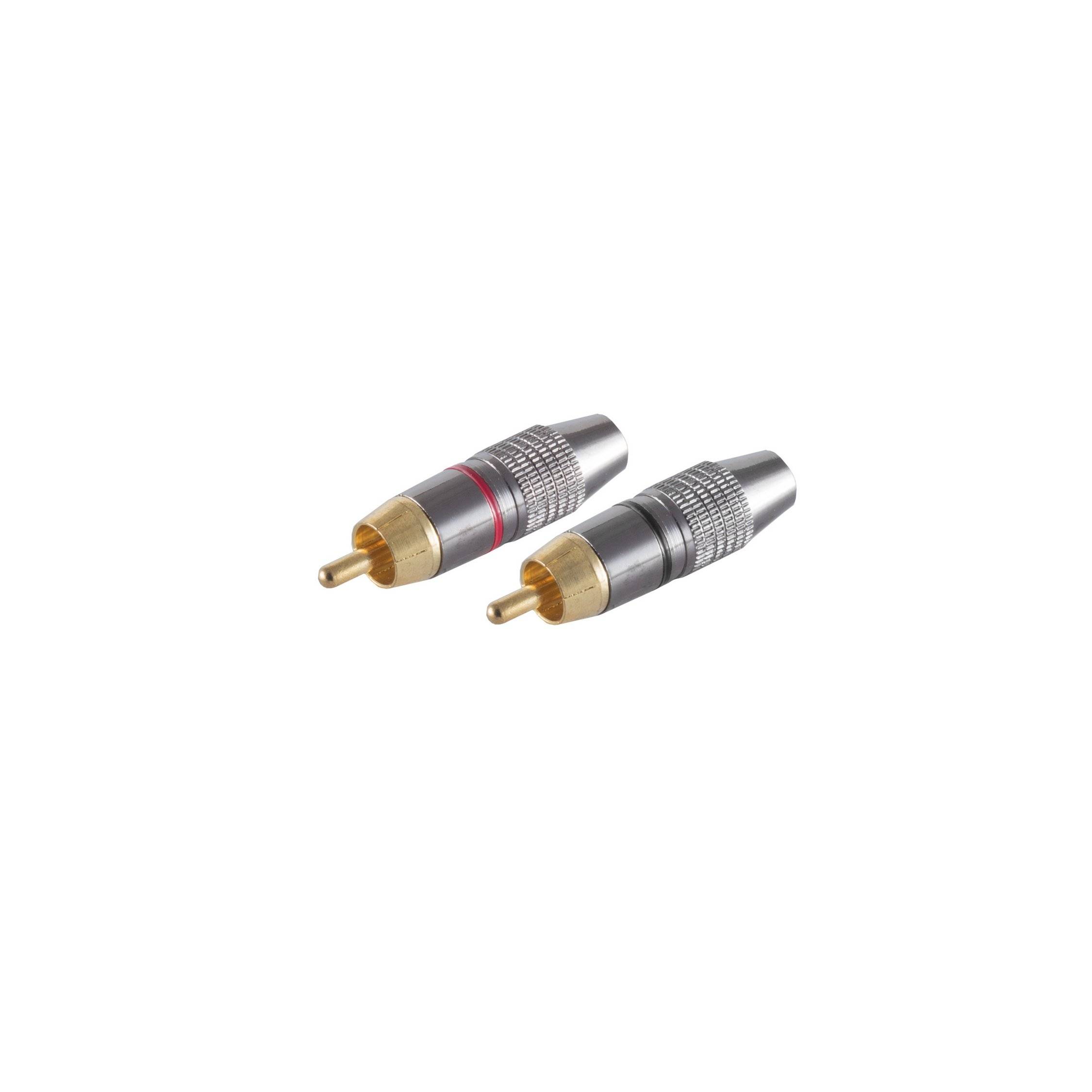 Cinchstecker, Bronze Metall rot schwarz