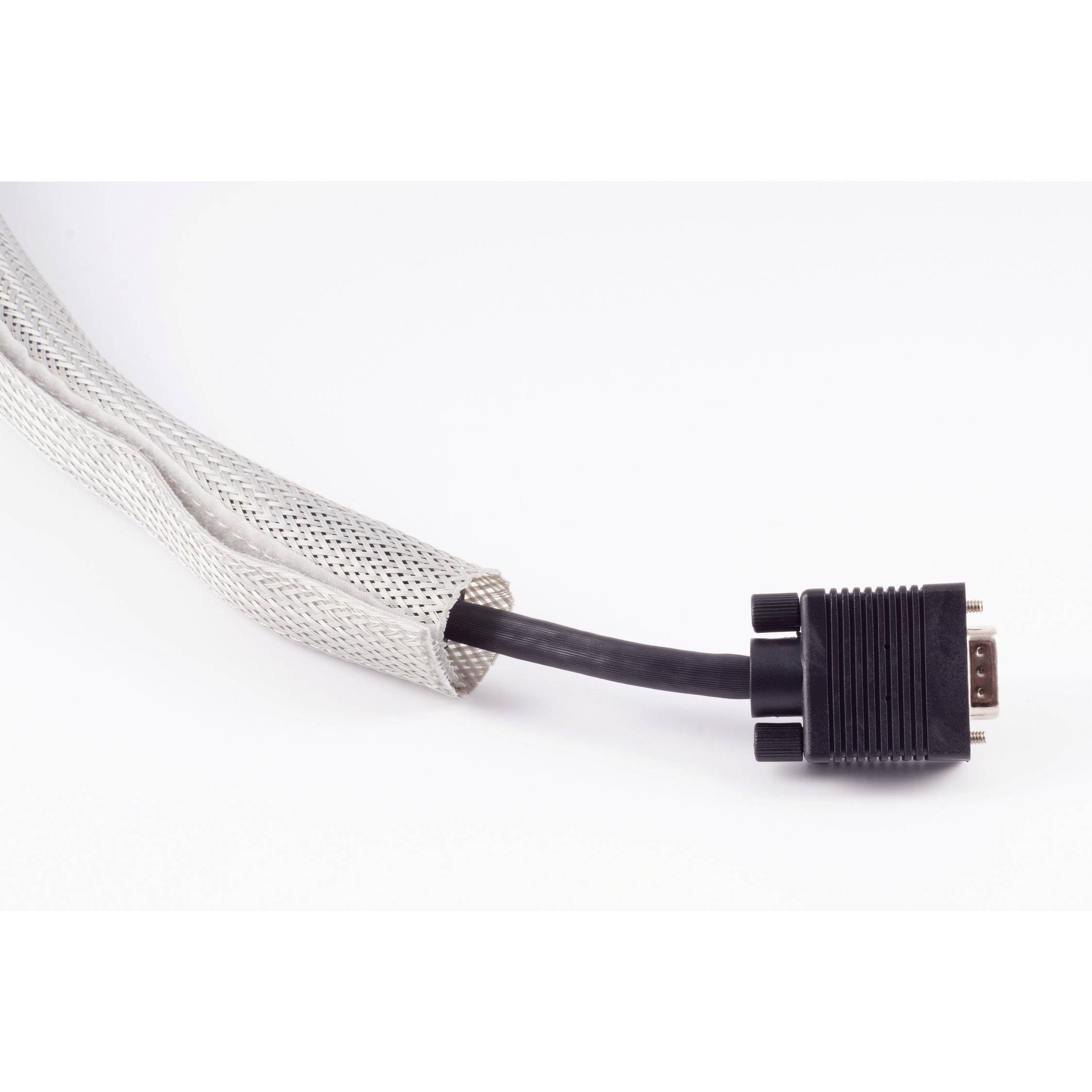 ShiverPeaks BS35090-2GR - Grau - Stoff - Klettverschluss - 2 m - 32 mm - Flexibler Kabelk