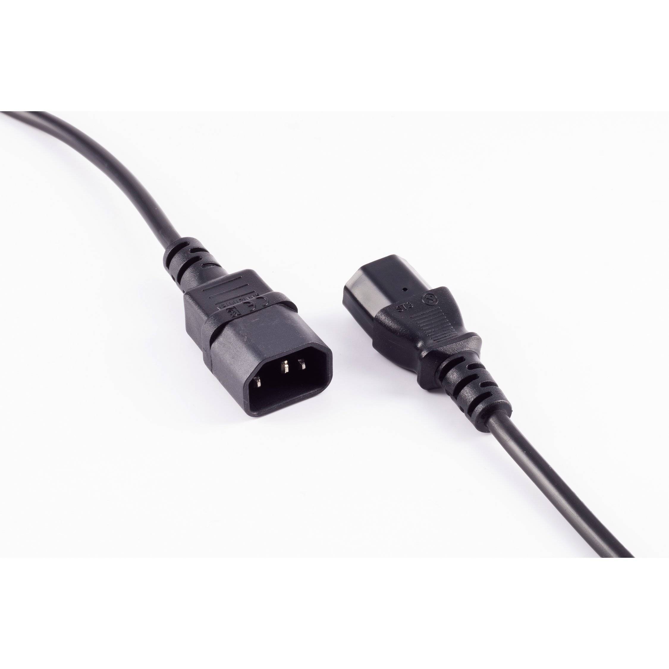 shiverpeaks BASIC-S Kaltgeräte-Verlängerungskabel, 1,0 m