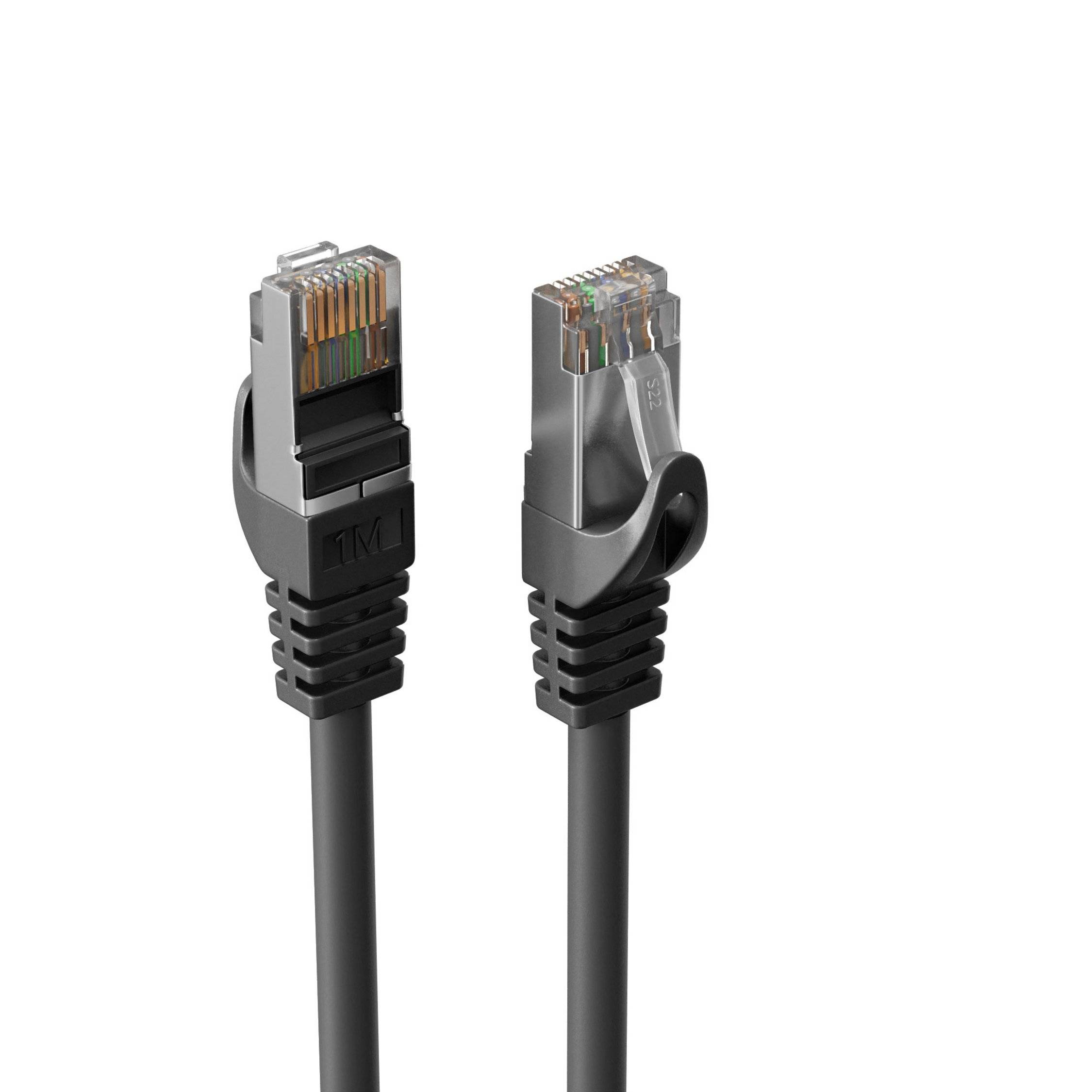 shiverpeaks BS08-39155, 1,5 m, Cat7, S/FTP (S-STP), RJ-45, RJ-45, Schwarz