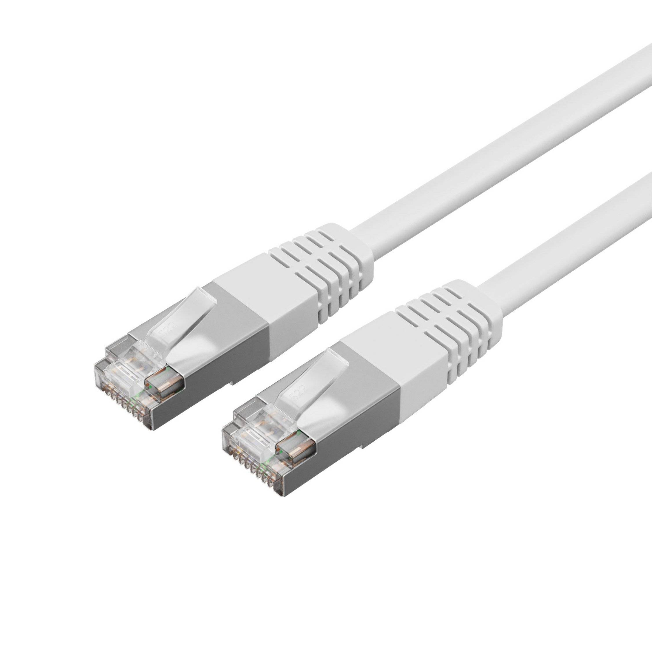 Patchkabel cat 6 S/FTP PIMF Halogenfrei weiß 5m