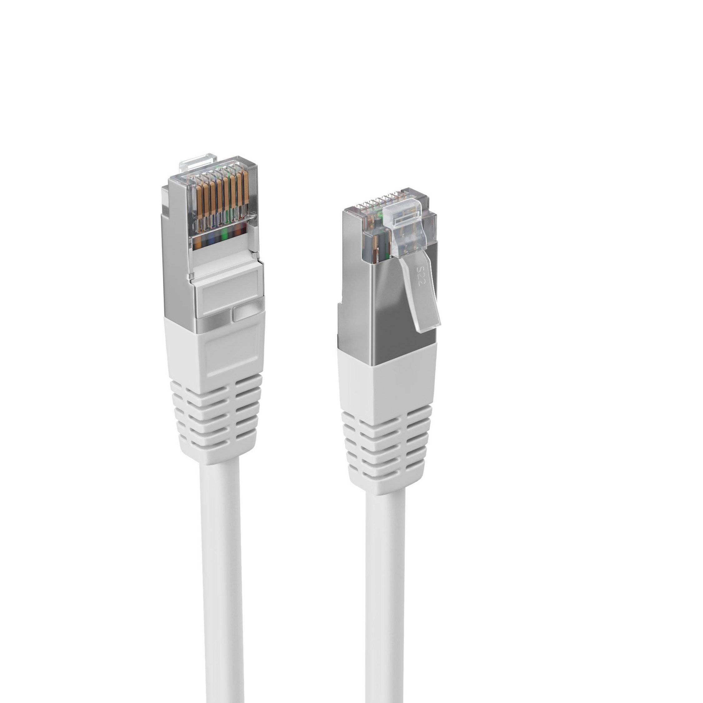 Patchkabel cat 6 S/FTP PIMF Halogenfrei weiß 5m