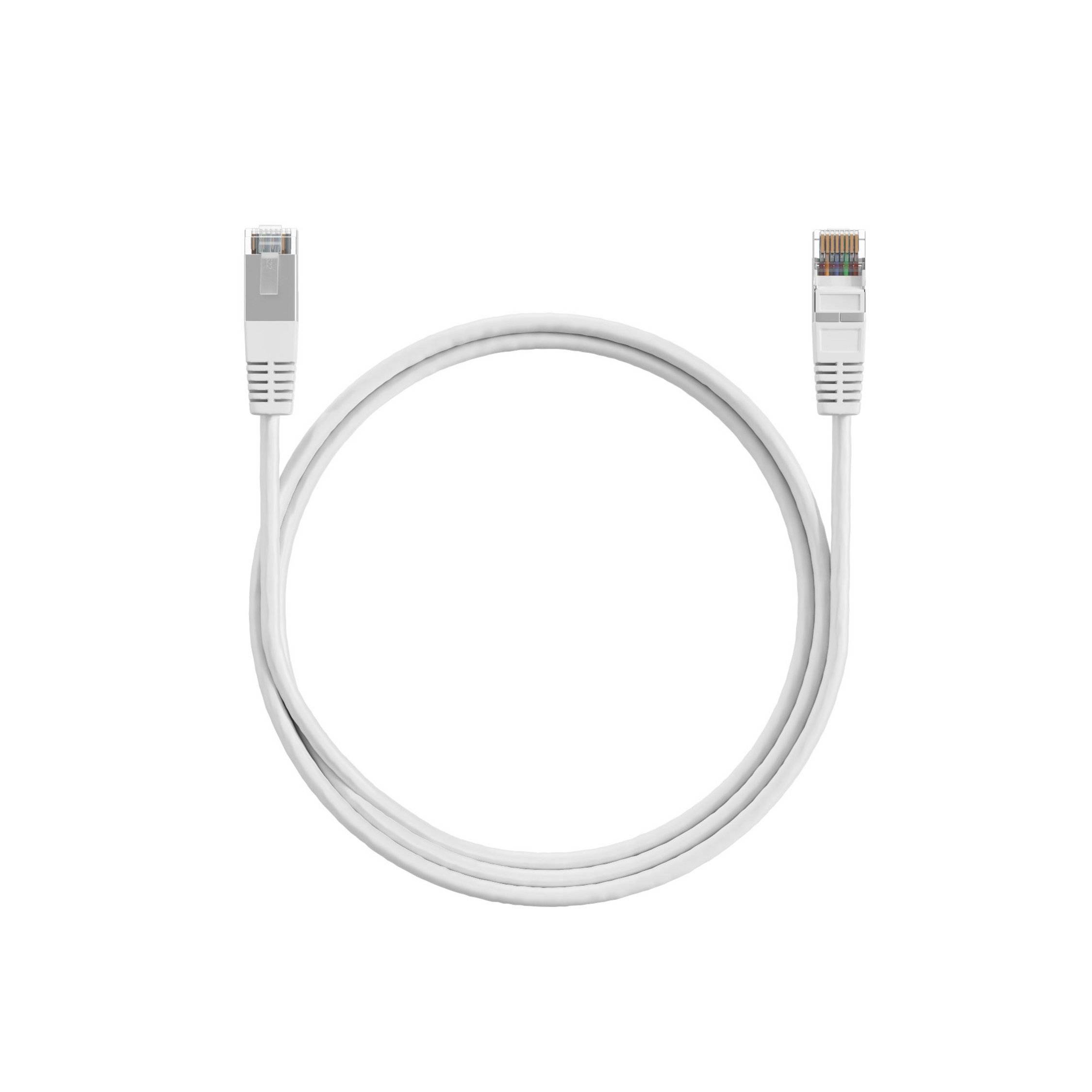 Patchkabel cat 6 S/FTP PIMF Halogenfrei weiß 5m