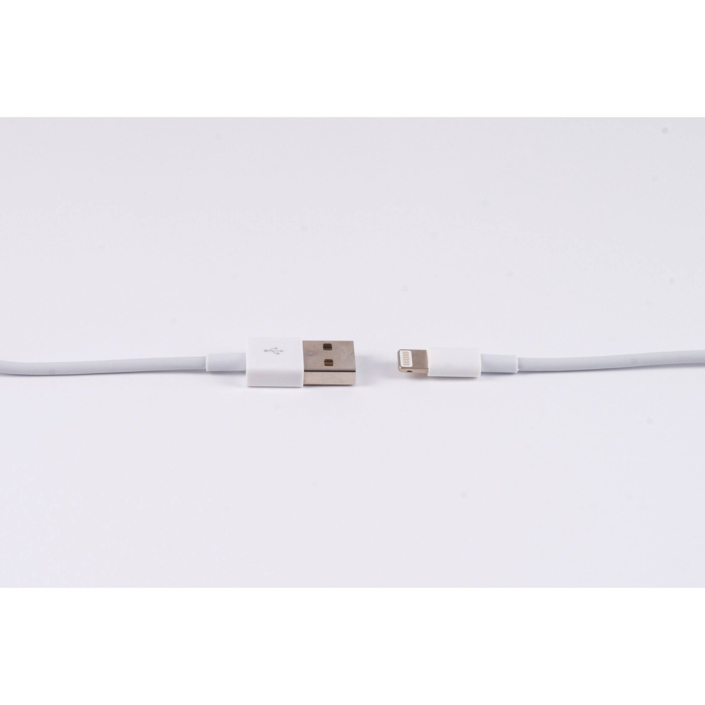 shiverpeaks®-BASIC-S--USB Lade-Sync Kabel, USB A Stecker auf 8-Pin Stecker, 2.0, ABS, weiß, 1,0m