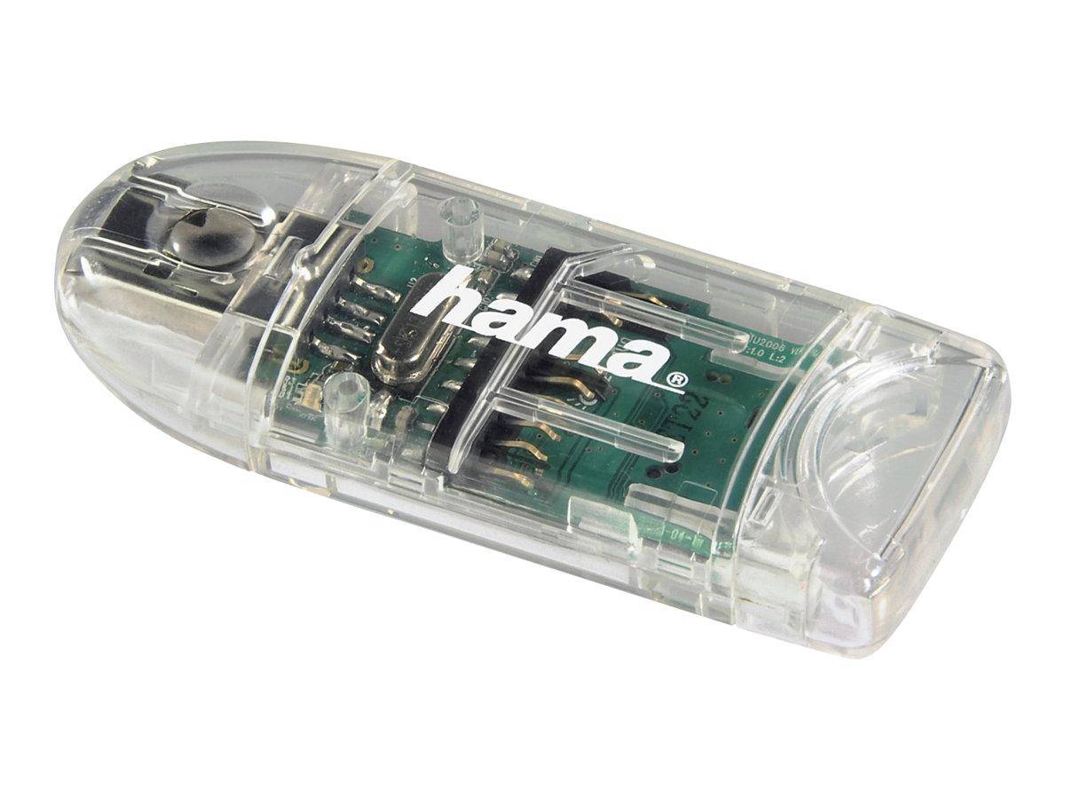Hama - Kartenleser - 8-in-1 (MMC, SD, miniSD, microSD, MMCplus, SDHC)