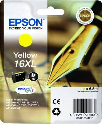 Tintenpatrone Original Epson T1634XL gelb