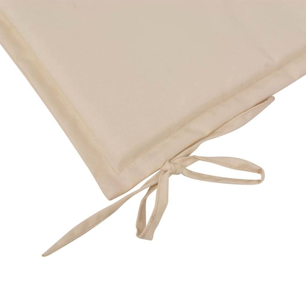 Gartenbank-Auflage Cremefarben 150×50×3 cm