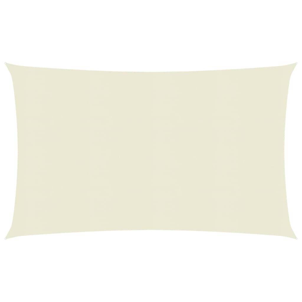 Sonnensegel 160 g/m² Creme 6x7 m HDPE