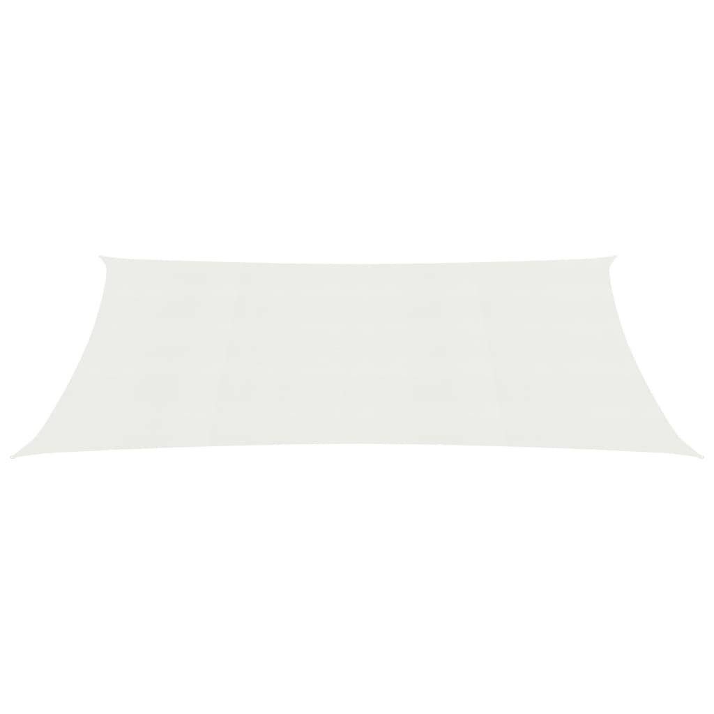Sonnensegel 160 g/m² Weiß 2,5x4 m HDPE