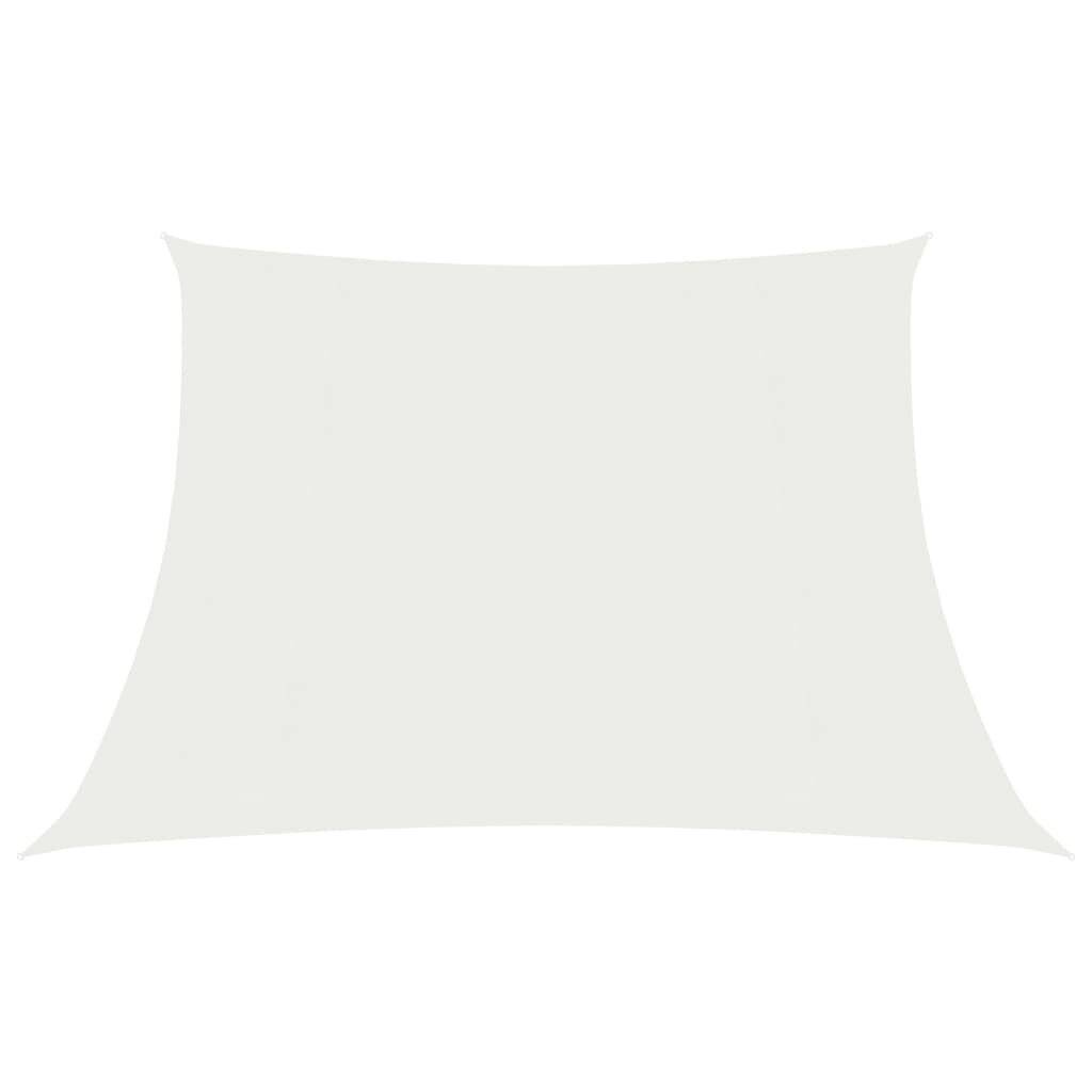 Sonnensegel 160 g/m² Weiß 4/5x3 m HDPE