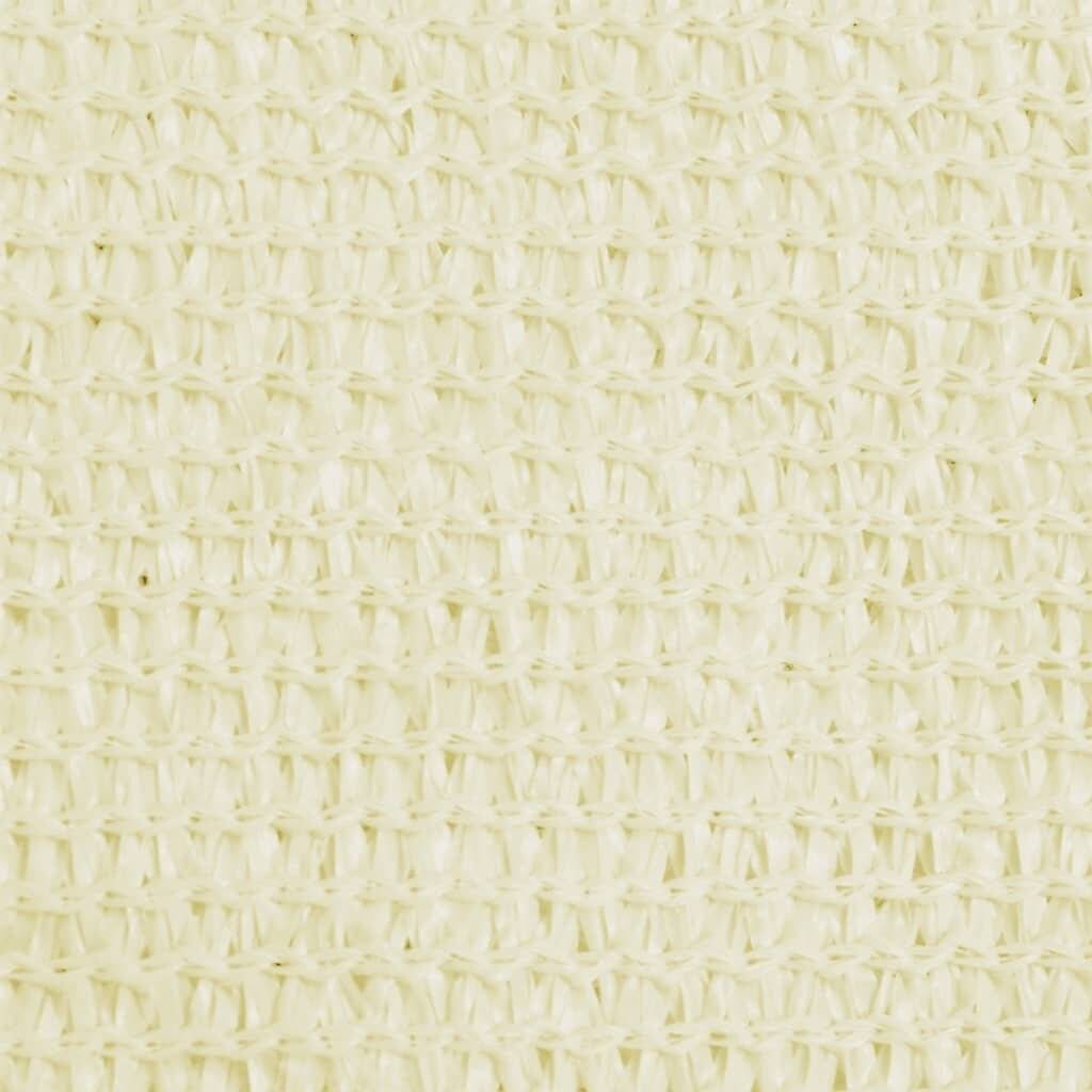Sonnensegel 160 g/m² Creme 4x4x4 m HDPE