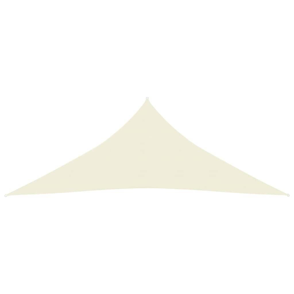 Sonnensegel 160 g/m² Creme 4x4x4 m HDPE