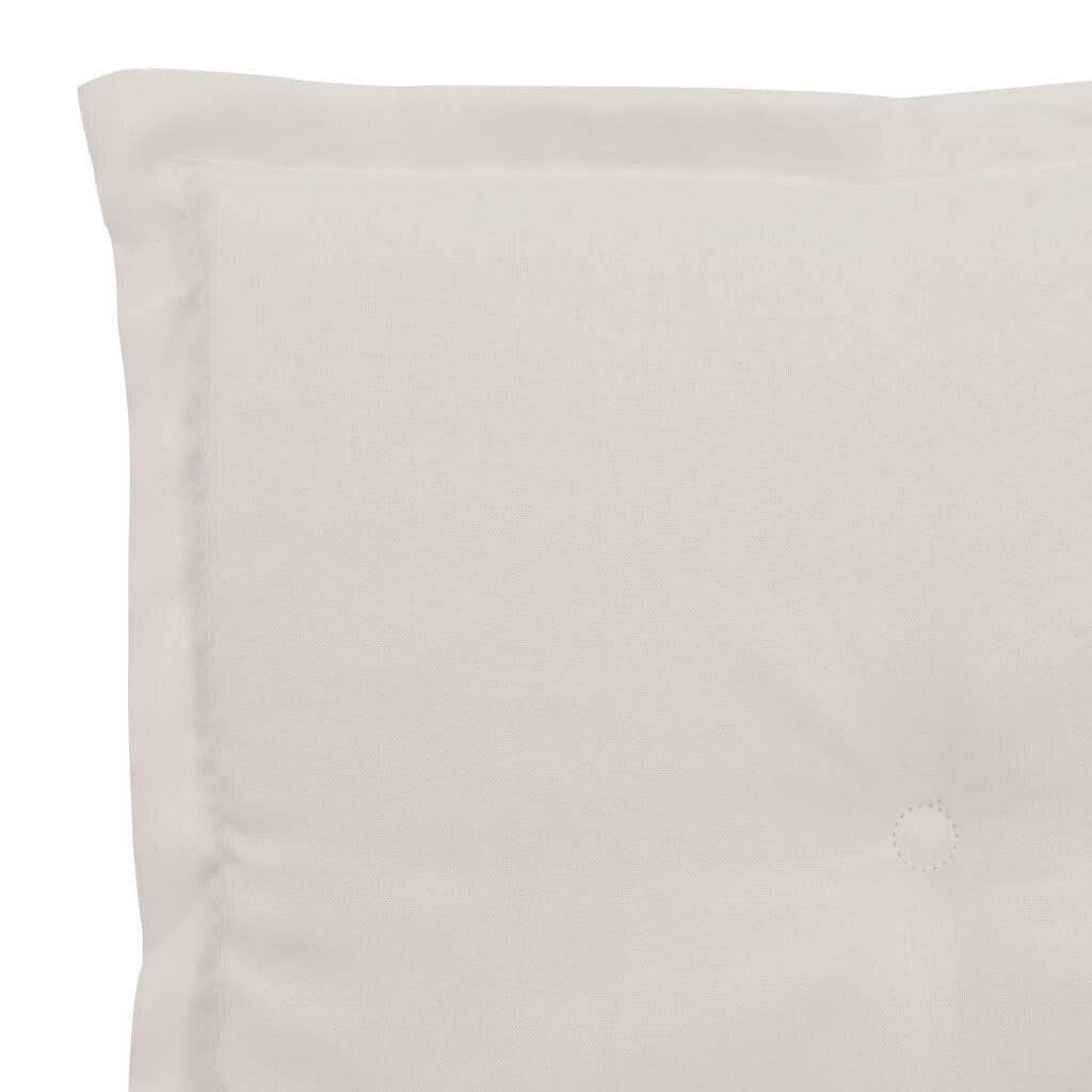 Gartenstuhl-Kissen 4 Stk. Creme 40×40×3 cm