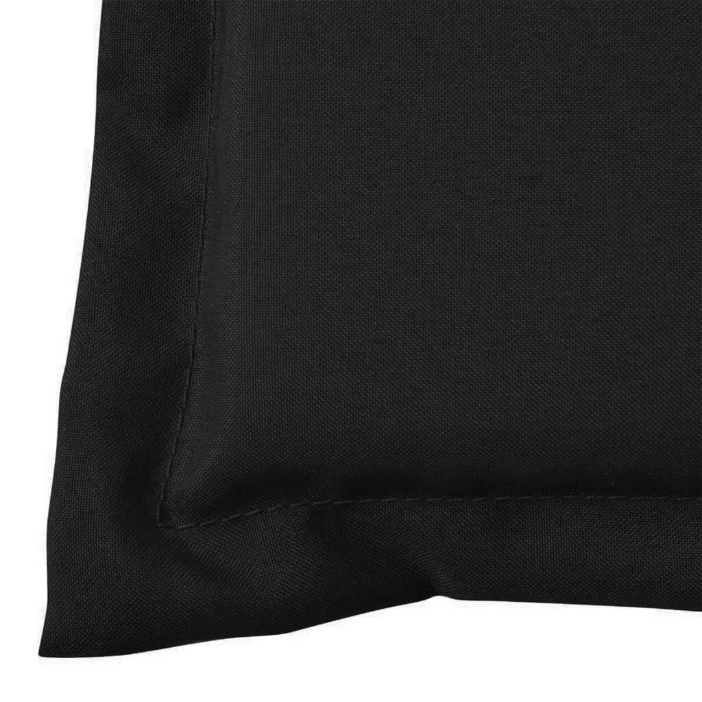 Gartenbank-Auflage Schwarz 150 x 50 x 3 cm