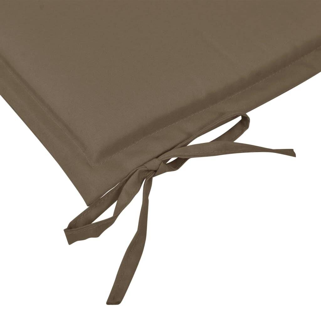 Gartenbank-Auflage Taupe 120 x 50 x 3 cm