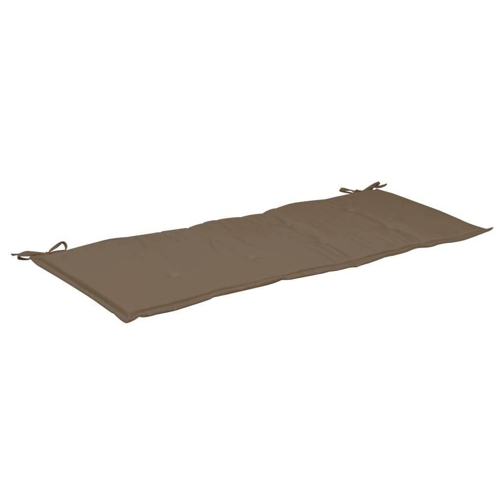 Gartenbank-Auflage Taupe 120 x 50 x 3 cm