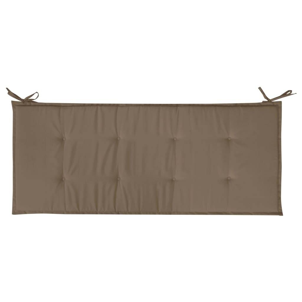 Gartenbank-Auflage Taupe 120 x 50 x 3 cm