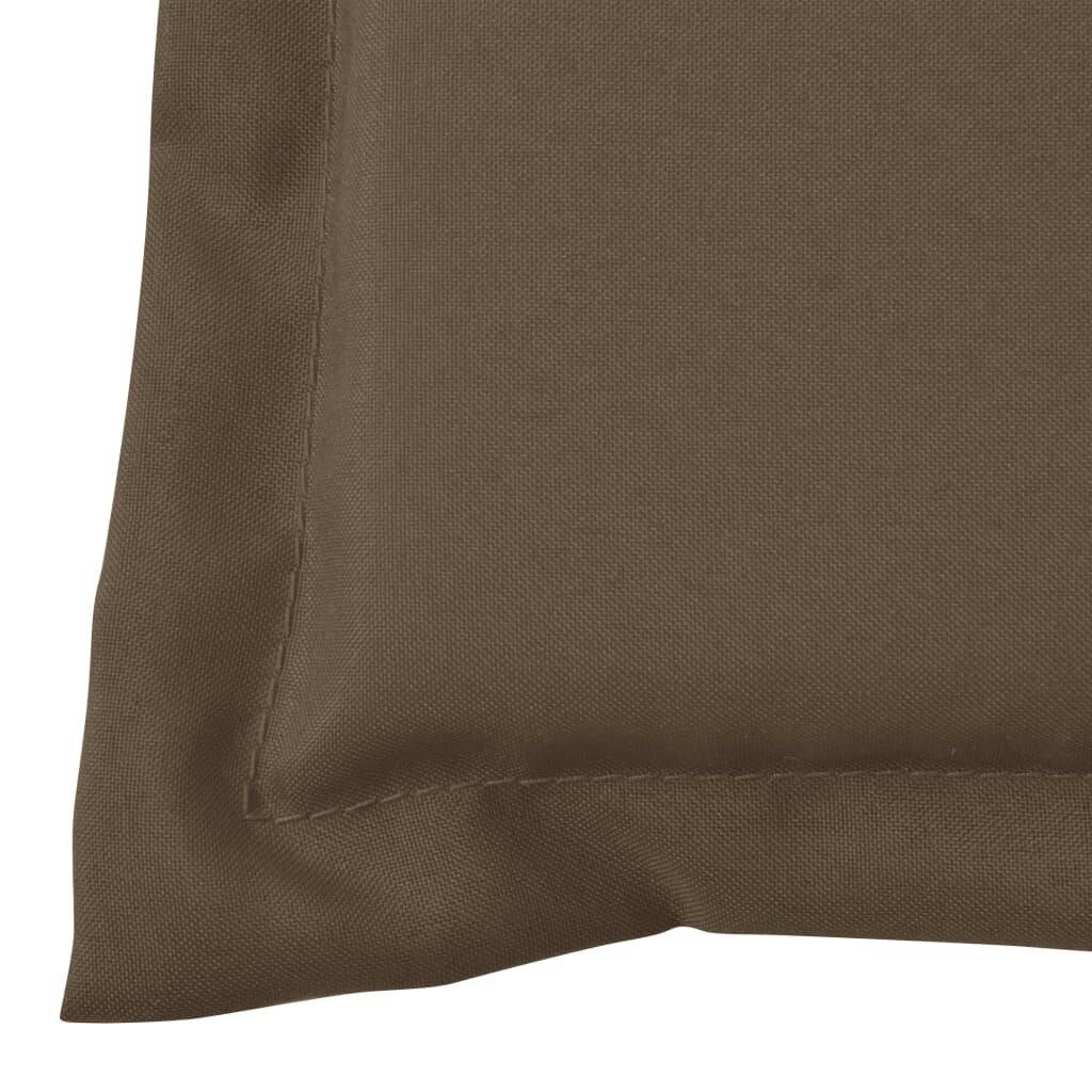 Gartenbank-Auflage Taupe 120 x 50 x 3 cm