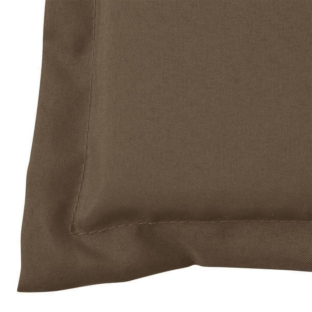 Gartenbank-Auflage Taupe 150×50×3 cm