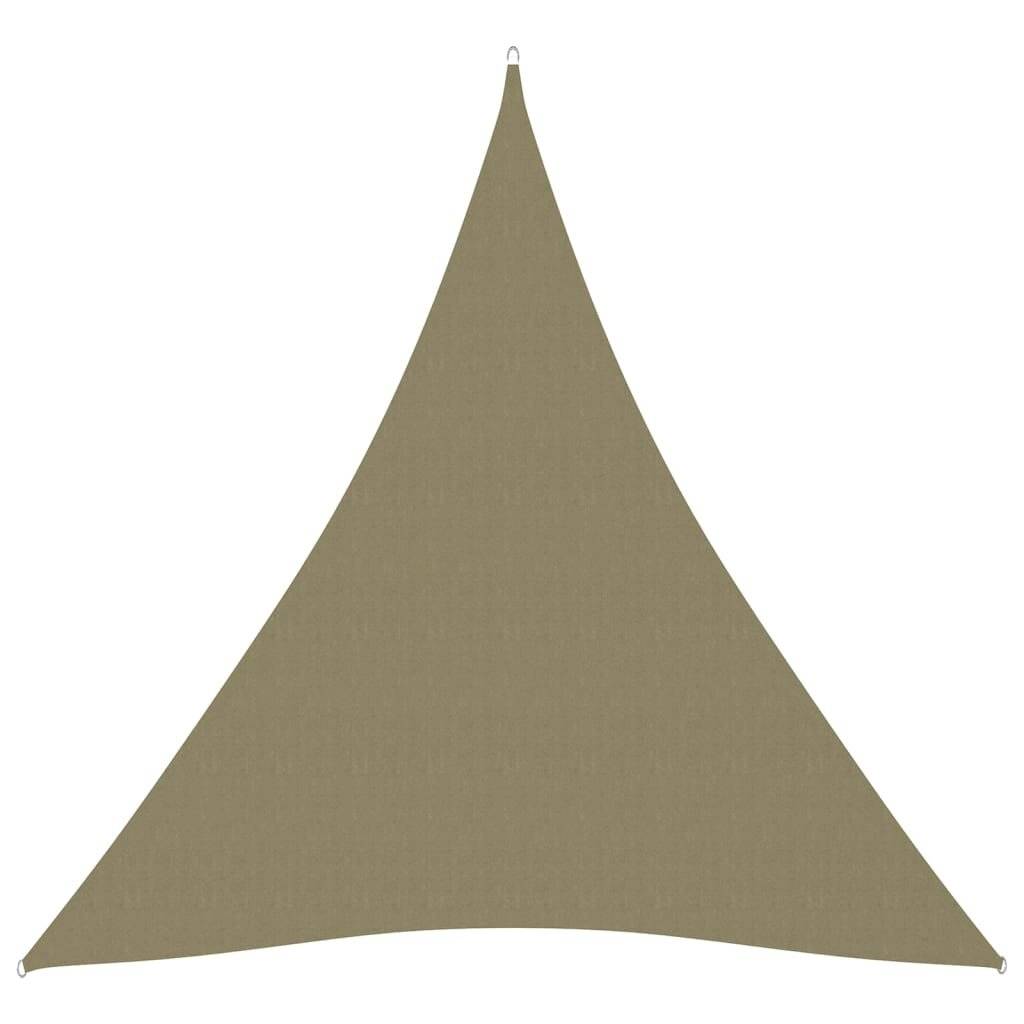Sonnensegel Oxford-Gewebe Dreieckig 3x4x4 m Beige