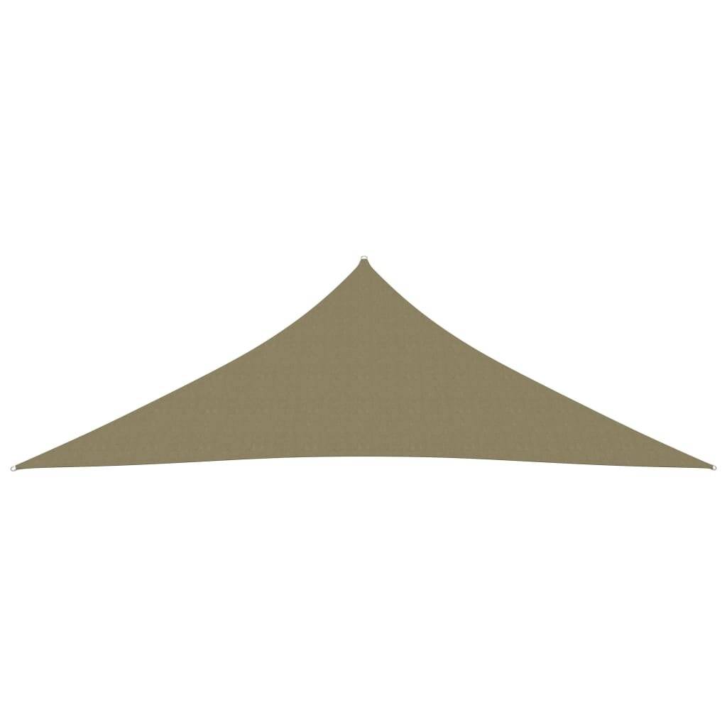 Sonnensegel Oxford-Gewebe Dreieckig 3,5x3,5x4,9 m Beige