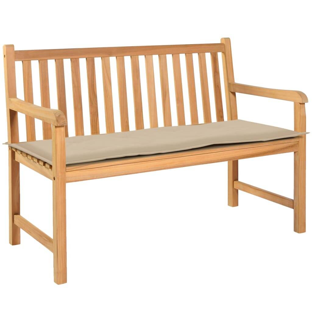 Gartenbank-Auflage Beige 150×50×3 cm