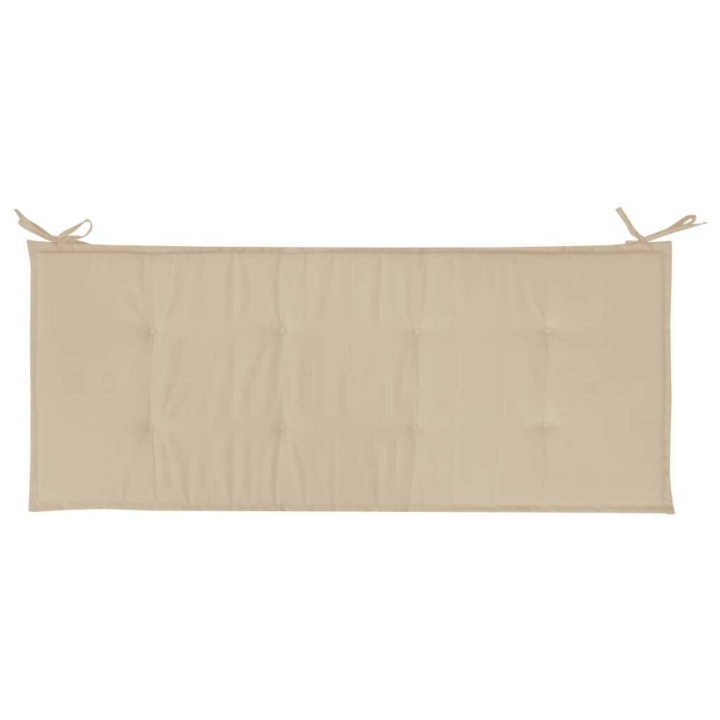 Gartenbank-Auflage Beige 150×50×3 cm