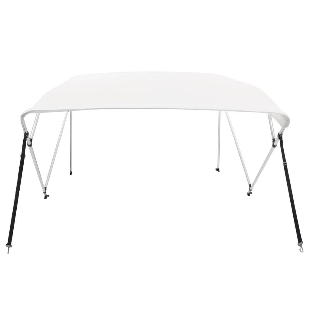 4-Bow Bimini Top Weiß 243x180x117 cm
