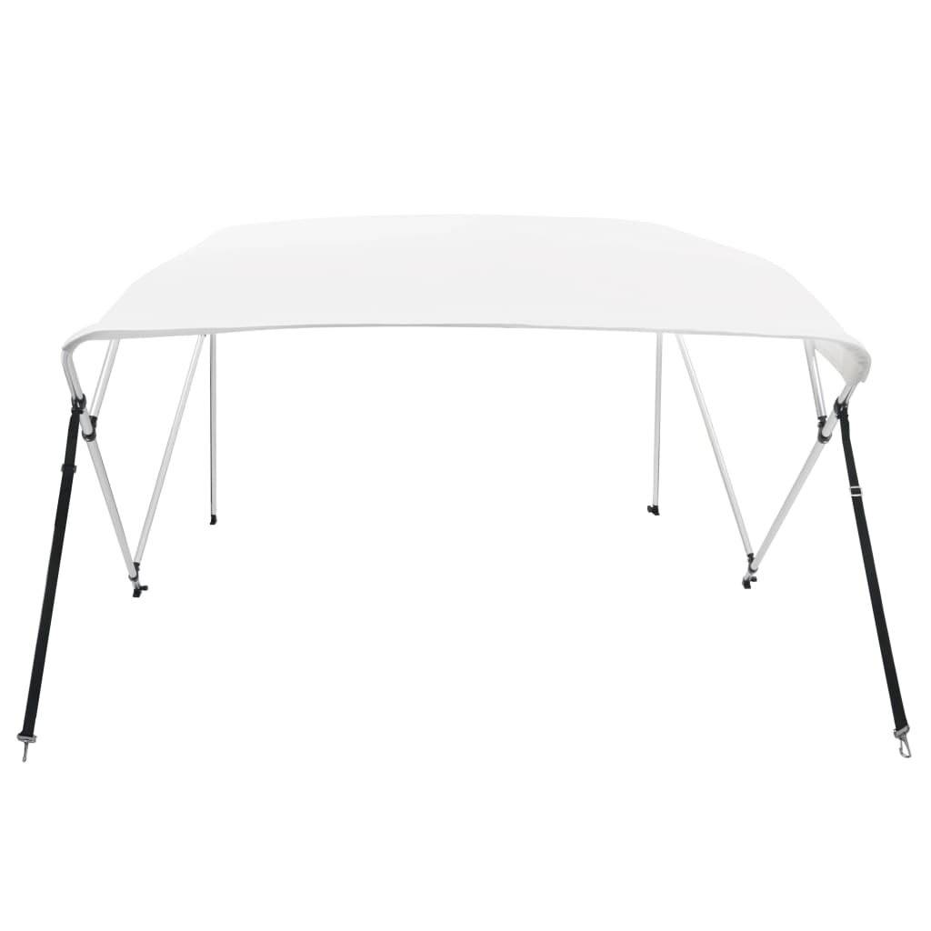 4-Bow Bimini Top Weiß 243x196x117 cm
