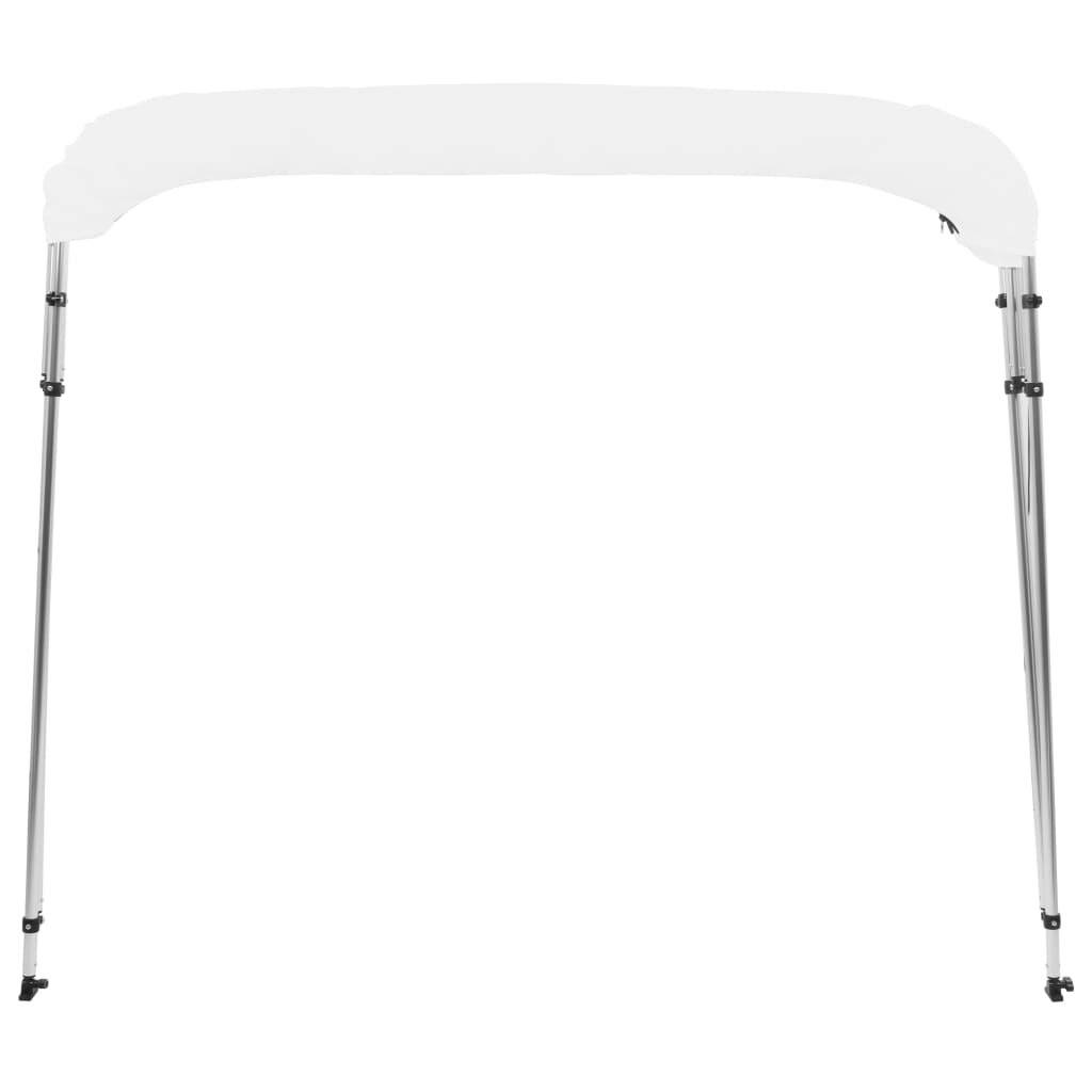 4-Bow Bimini Top Weiß 243x210x117 cm