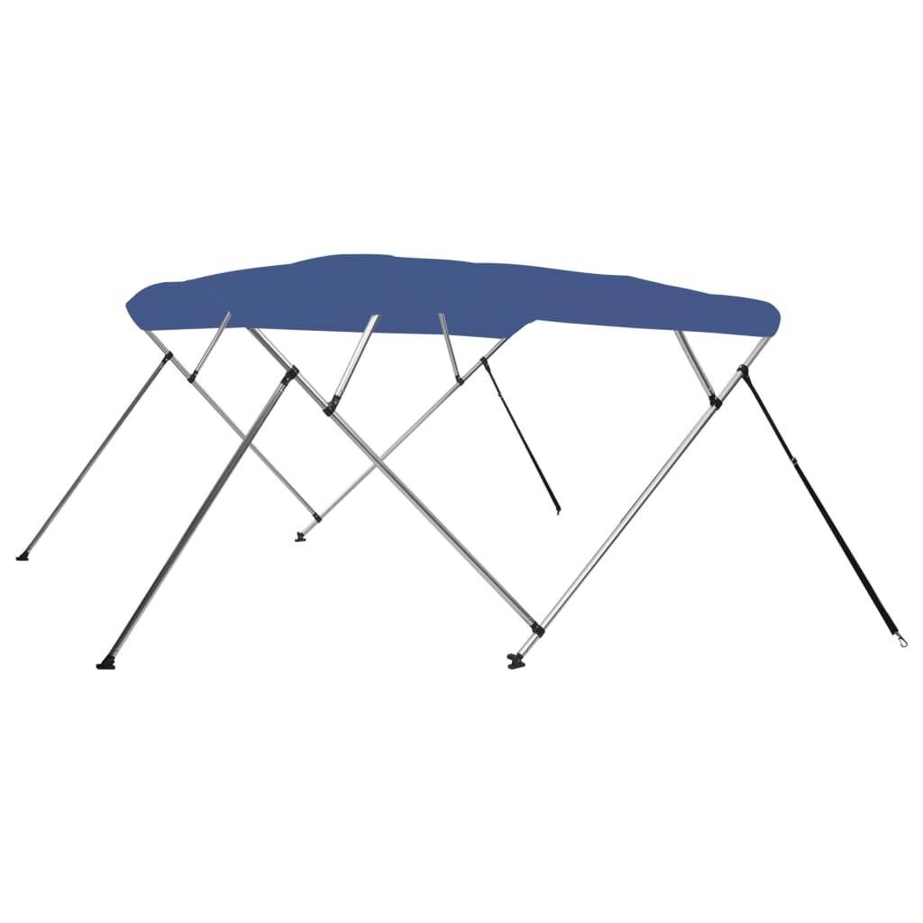 4-Bow Bimini Top Blau 243x210x117 cm