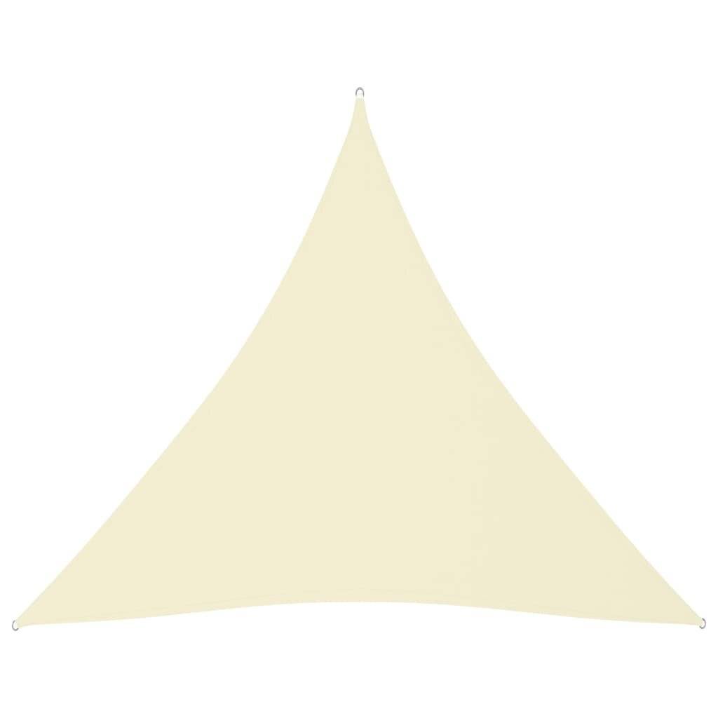 Sonnensegel Oxford-Gewebe Dreieckig 3x3x3 m Creme