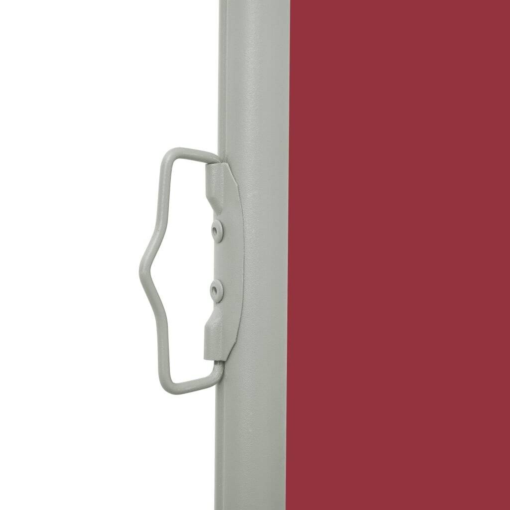 Ausziehbare Seitenmarkise 100x300 cm Rot