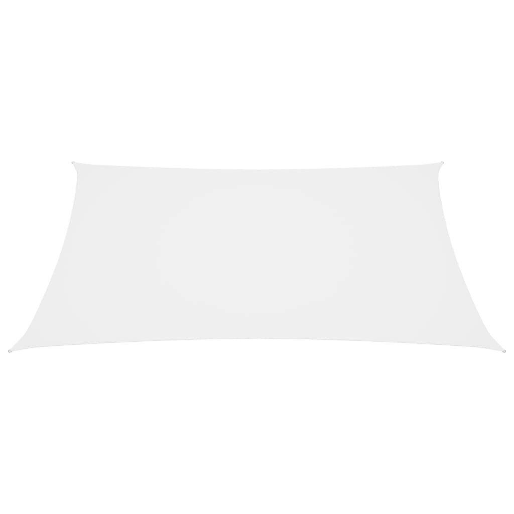 Sonnensegel Oxford Gewebe Quadratisch 3,6x3,6 m Weiß