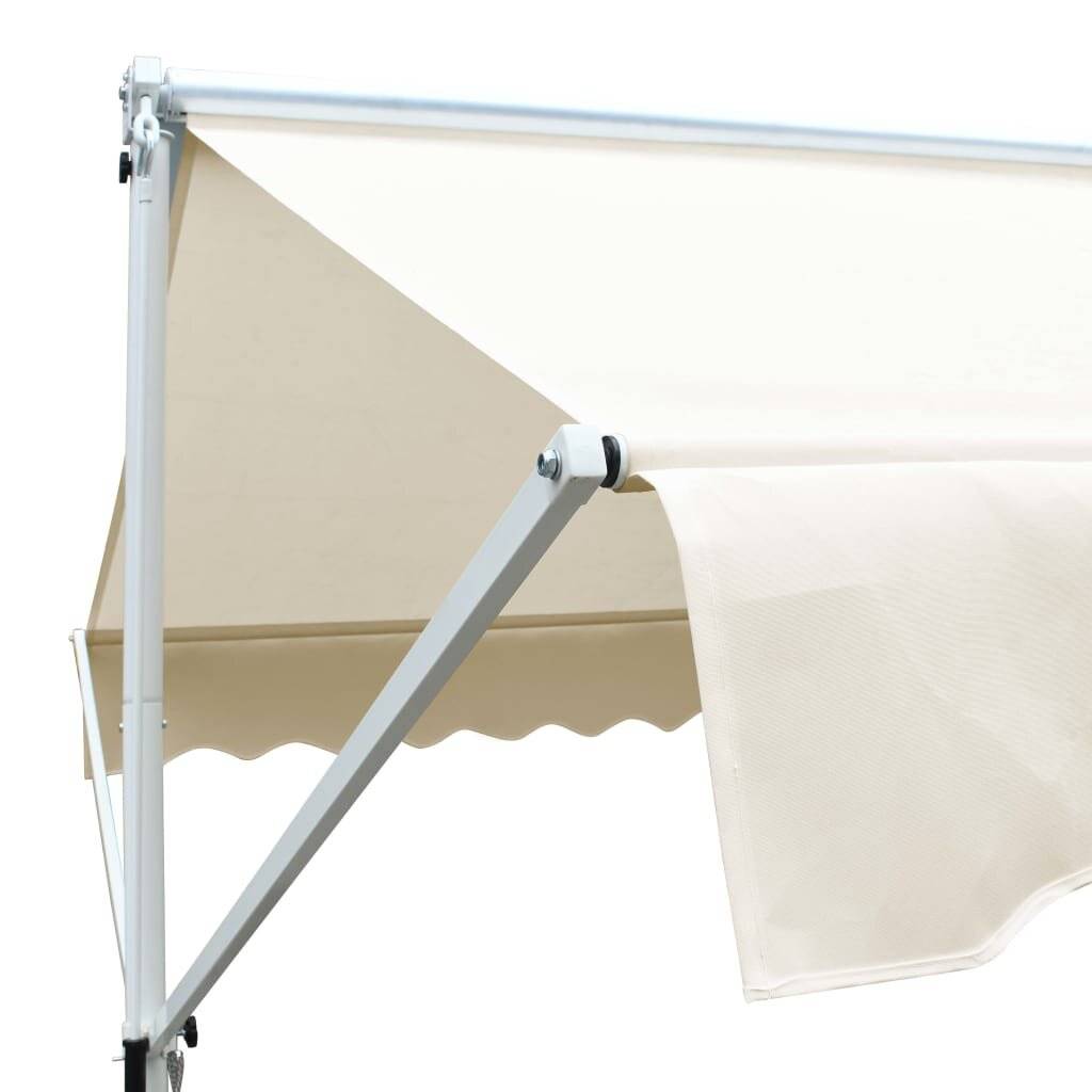 Freistehende Markise 600x300 cm Creme