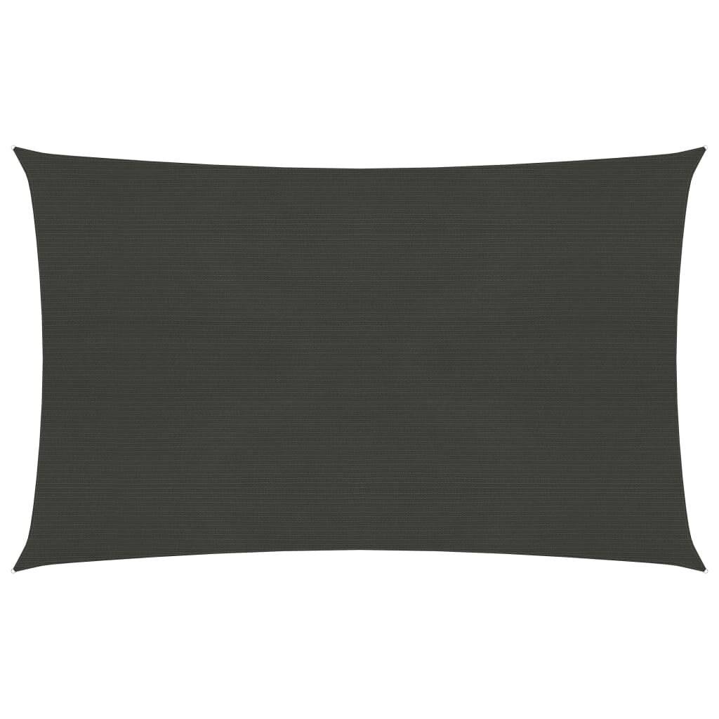 Sonnensegel 160 g/m² Anthrazit 2x4,5 m HDPE