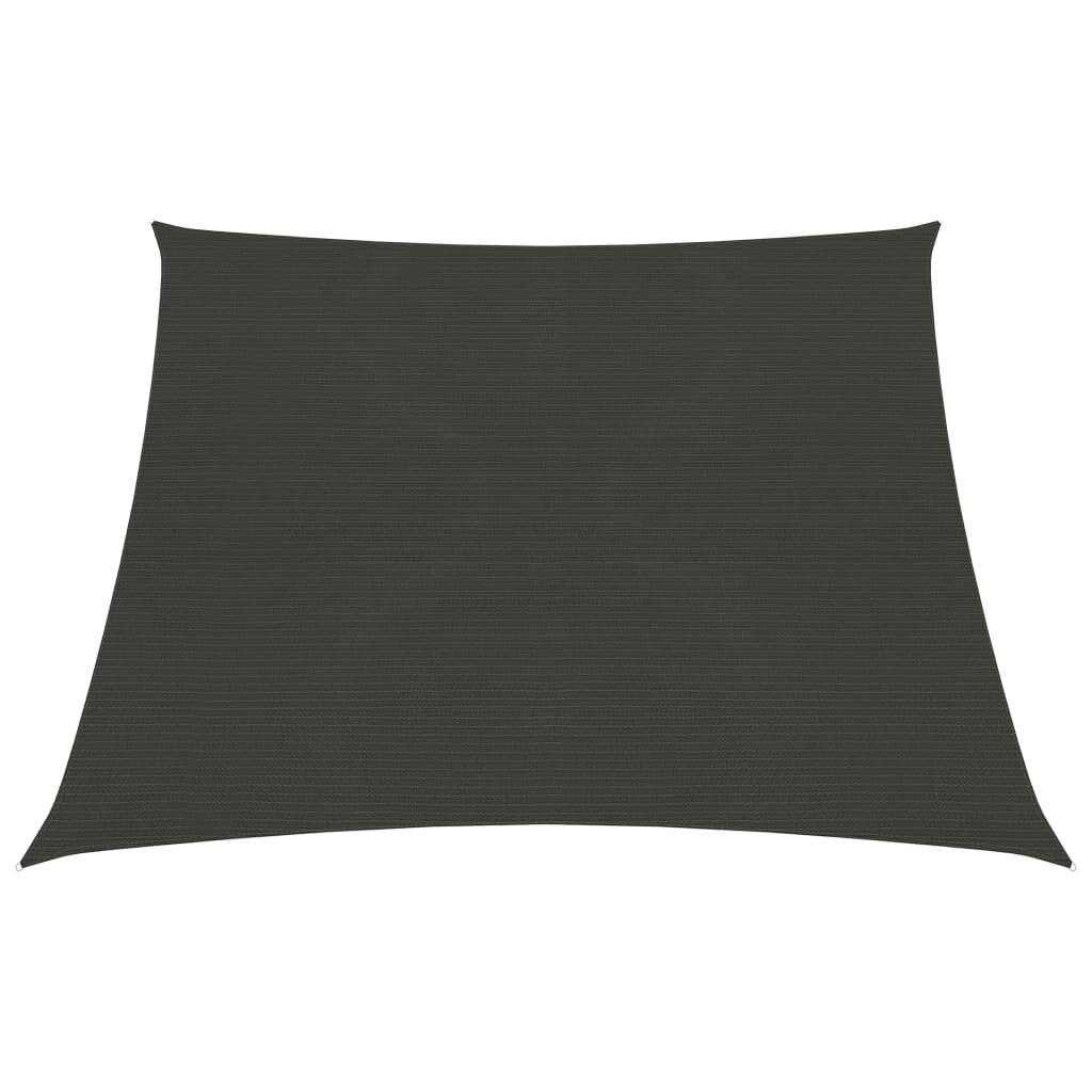 Sonnensegel 160 g/m² Anthrazit 4/5x3 m HDPE