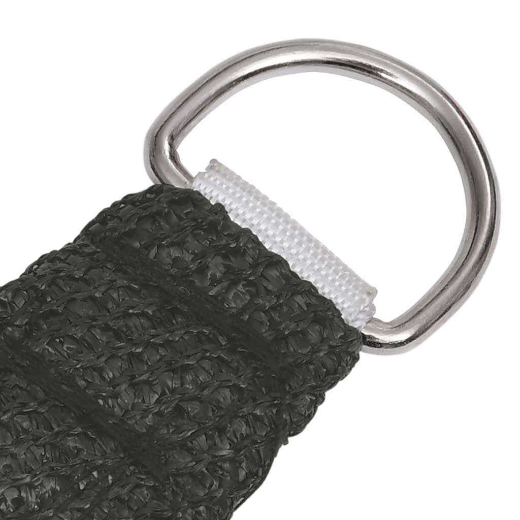 Sonnensegel 160 g/m² Anthrazit 4/5x3 m HDPE