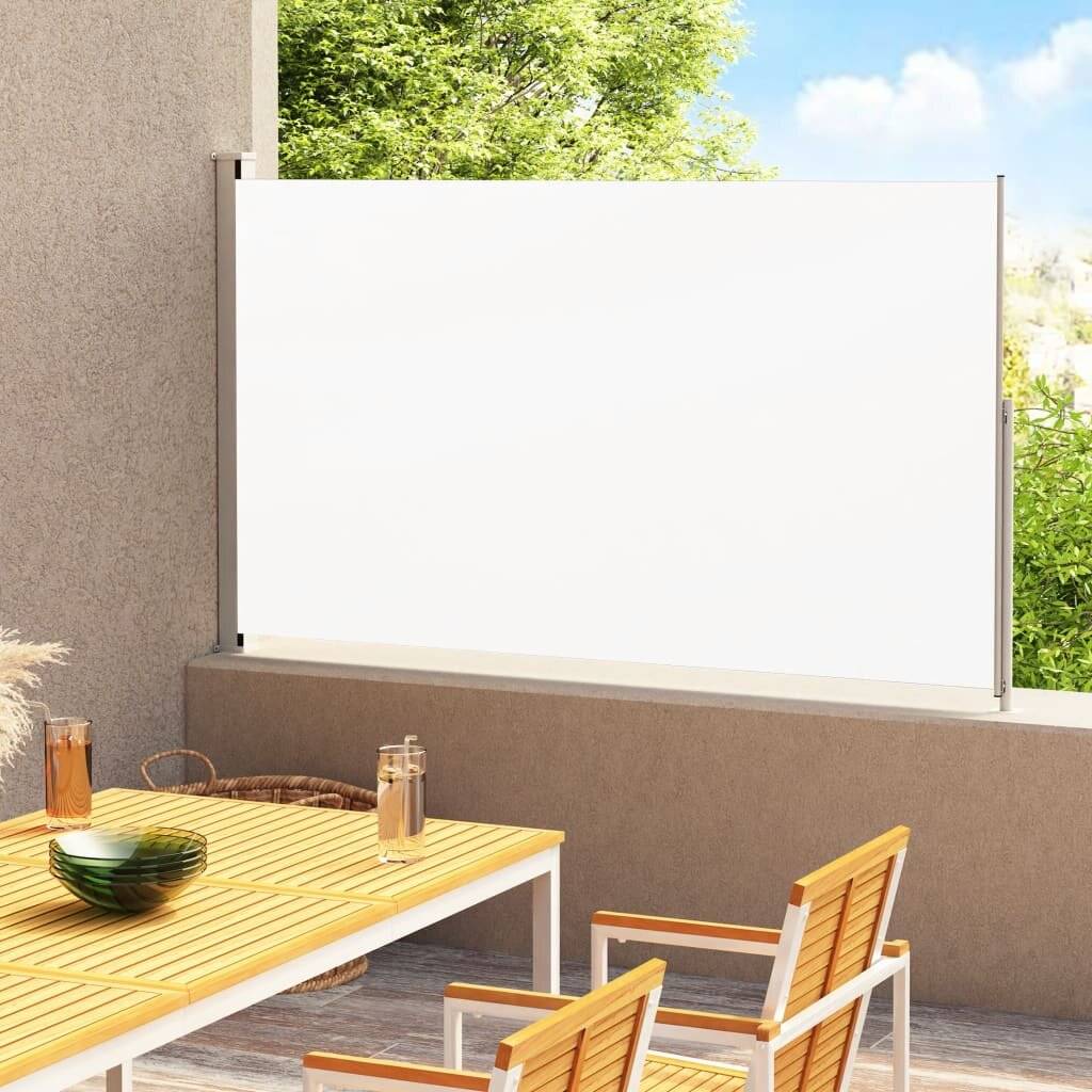 Ausziehbare Seitenmarkise 220x300 cm Creme