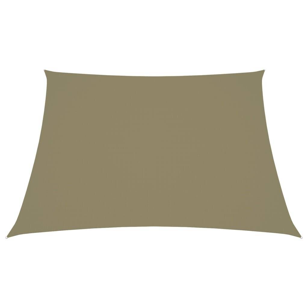 Sonnensegel Oxford-Gewebe Trapezförmig 3/4x2 m Beige