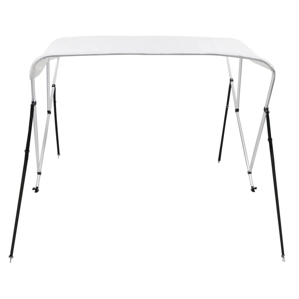 3-Bow Bimini Top Weiß 183 x 160 x 140 cm