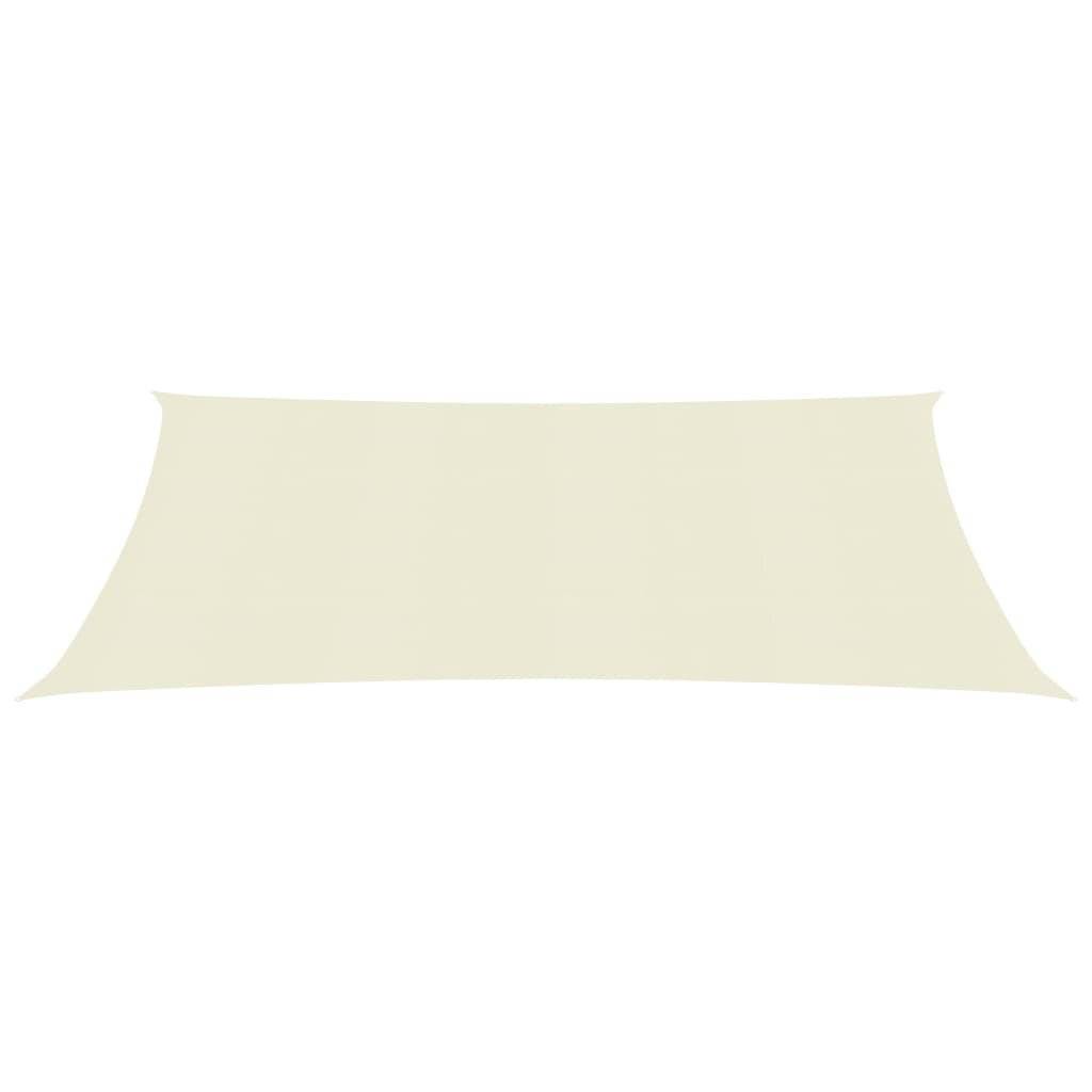 Sonnensegel 160 g/m² Creme 2x3,5 m HDPE