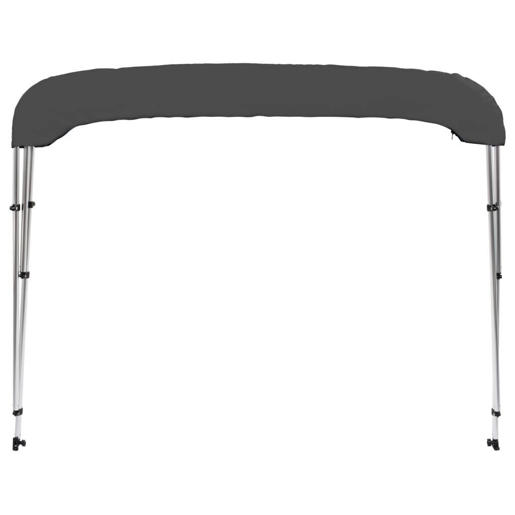 3-Bow Bimini Top Anthrazit 183x196x137 cm