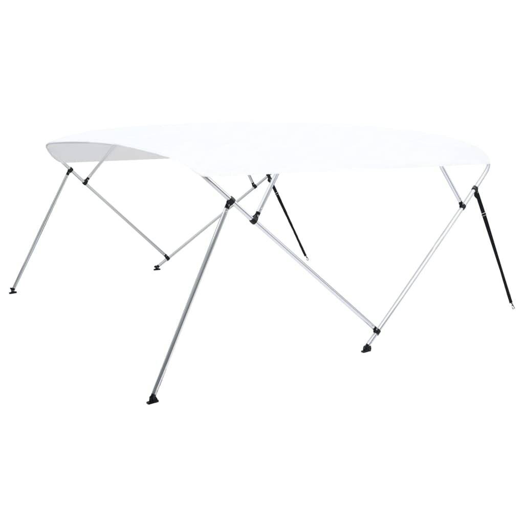 4-Bow Bimini Top Weiß 243x(230-244)x137 cm