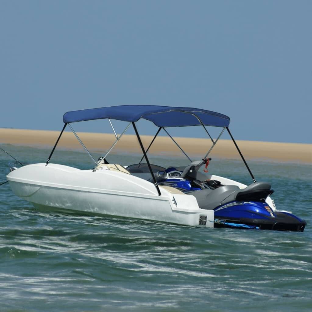 3-Bow Bimini Top Blau 183 x 140 x 140 cm