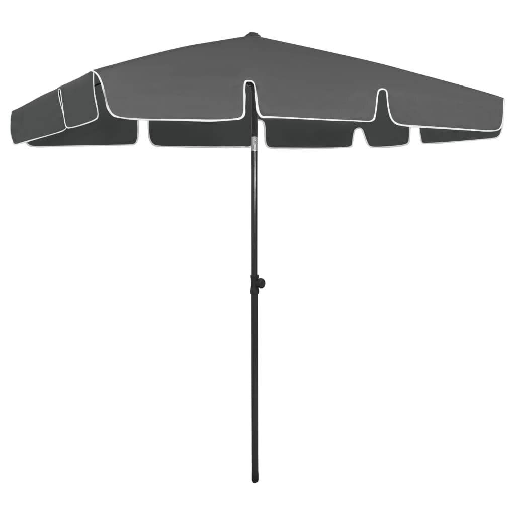 Strandschirm Anthrazit 200x125 cm