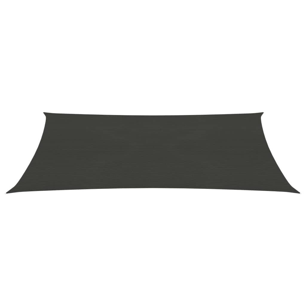 Sonnensegel 160 g/m² Anthrazit 2x5 m HDPE