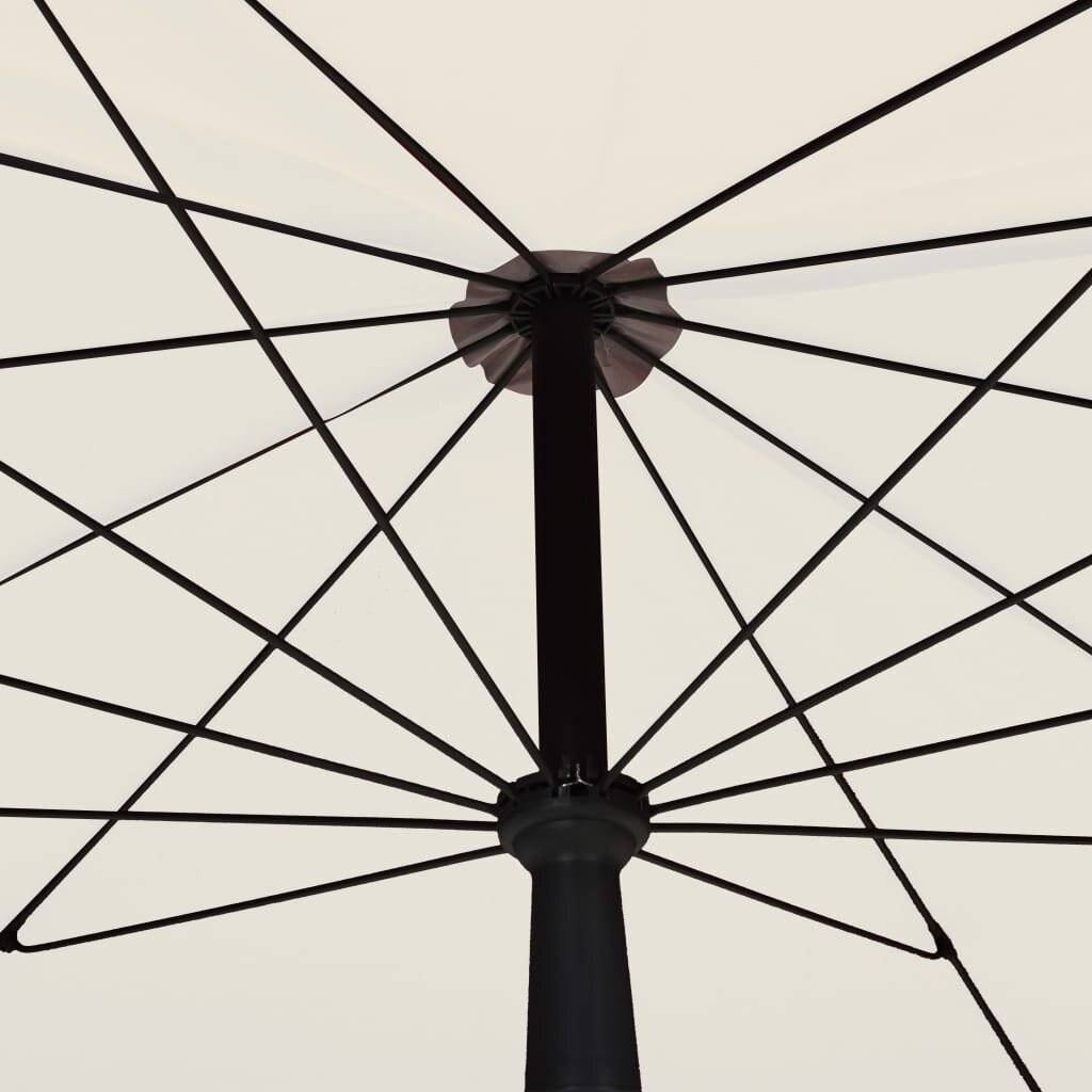 Sonnenschirm mit Mast 200x130 cm Sandfarben