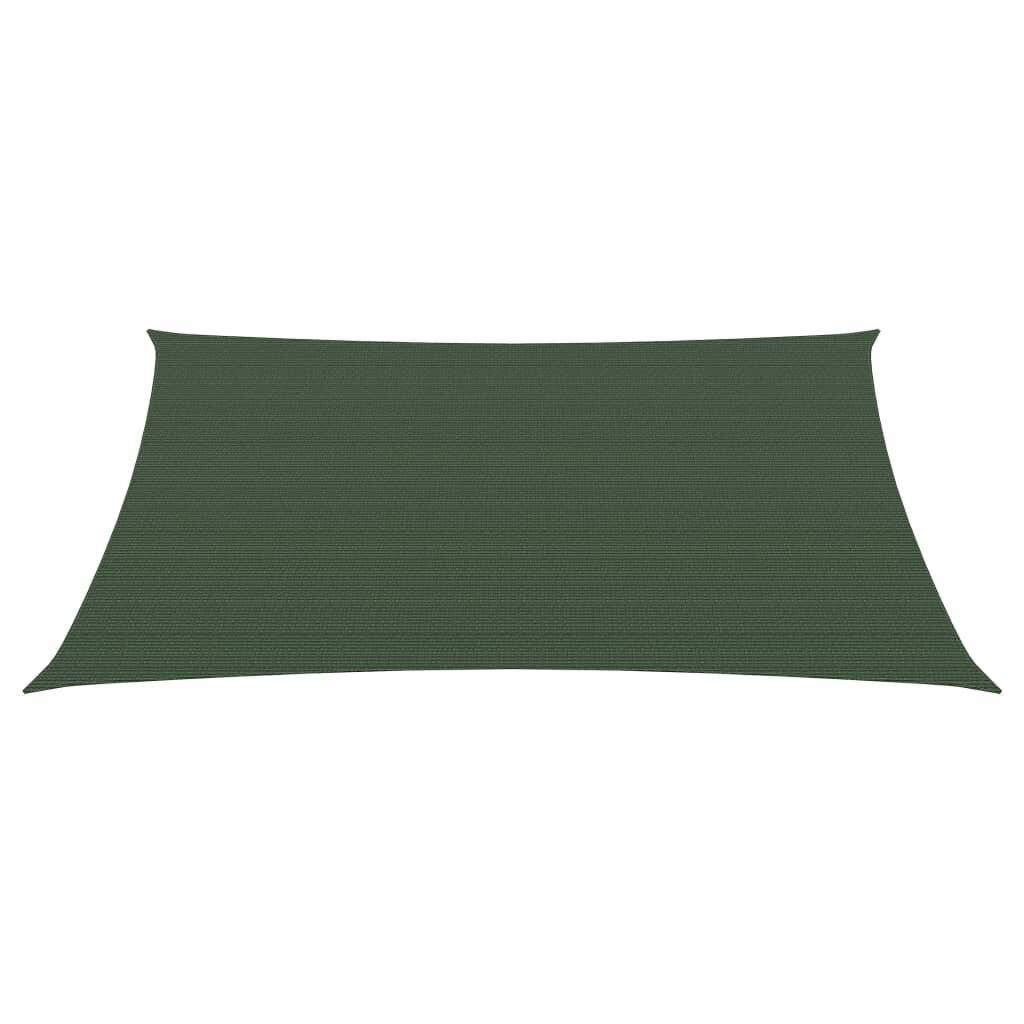 Sonnensegel 160 g/m² Dunkelgrün 3/4x2 m HDPE